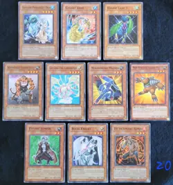 Yugioh Card Attack Lot Of 10 All Different Harpie Lady, Gadget Arms, Grand Mo²⁰ - Image 1