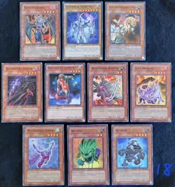 Yugioh Card Attack Lot Of 10 All Different Patroid, Lava Dragon, Nettles ¹⁸ - Image 1
