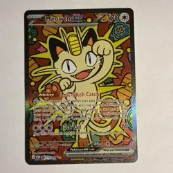 Meowth ex 121/088 ENGLISH Special Illustration Rare - Perfect Order SIR Pokemon - Image 1