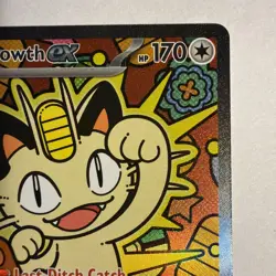 Meowth ex 121/088 ENGLISH Special Illustration Rare - Perfect Order SIR Pokemon - Image 3