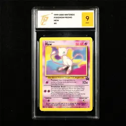 TQG 9 MINT 1999-2000 Pokemon ENG Mew #8 PROMO - Image 1
