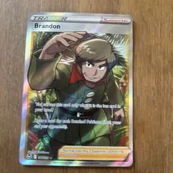 Brandon 188/195 - Silver Tempest - Pokemon TCG - Pack Fresh! - Image 1