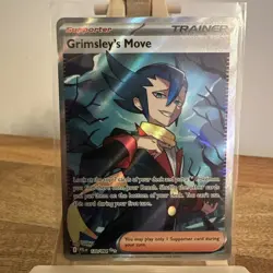 Pokemon TCG Grimsleys Move 120/094 – Phantasmal Flames – Full Art – NM - Image 1
