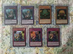 Yugioh Ultra, Super Rare, Colors Lot ×7 Magicians Combination, DMG Dragon Knight - Image 1