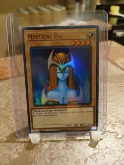 Yugioh Mystical Elf LOB-EN062 Super Rare 25th Anniversary Edition - Image 1
