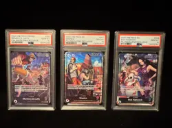 One Piece PSA Magazine Promos Luffy Boa Hancock Shanks All PSA 10 GEM MINT - Image 1