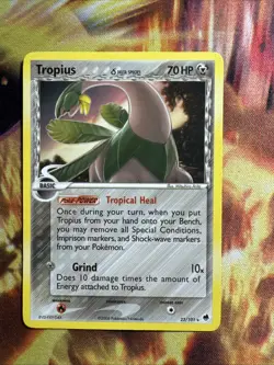 Tropius 23/101 EX Dragon Frontiers Regular Rare Delta Species Pokemon Card - Image 1