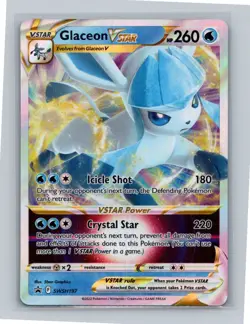 Glaceon VSTAR Promo SWSH: Sword & Shield Promo Cards SWSH197 NM - Image 1