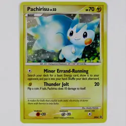 Pokemon Pachirisu #DP04 Holo Rare Diamond & Pearl Black Star Promo Card LP - Image 1