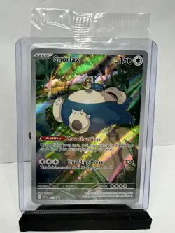 Pokemon TCG Snorlax Promo Scarlet & Violet 151 Black Star Holo Card #051 - Image 1