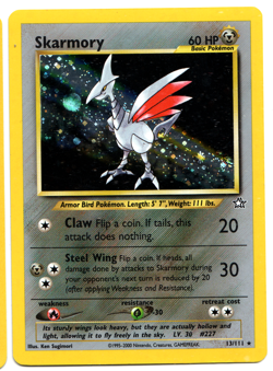 Pokemon 2001 - Skarmory Neo Genesis 13/111 Holo LP Card - Image 1