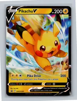 Pikachu V - Promo SWSH: Sword & Shield Promo Cards SWSH285 NM - Image 1