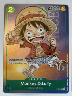 One Piece Monkey D Luffy 1st Anniversary Tournament Stamp (5x) Cards English 037 - Image 3