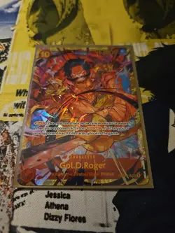 One Piece Card Game Gol.D.Roger OP09-118 SEC M/NM Emperor In The New World - Image 1