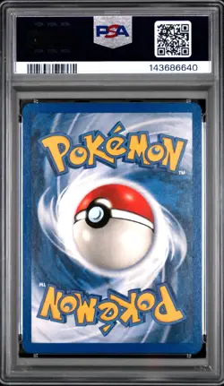 Pokemon 2000 Gym Challenge Giovanni's Meowth Card #43/132 PSA 8 - Image 2
