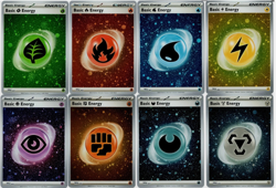 151 Cosmos Holo Energy Set 8 Card NM Full Set Collection Pokemon SV SVE 001-008 - Image 1