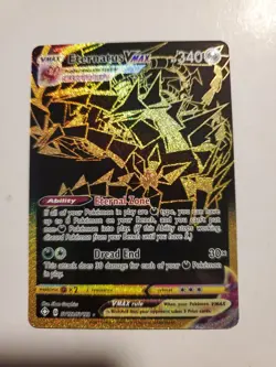 Pokemon Card TCG - Eternatus V SV121 & Eternatus VMAX SV122 Gold Secret Rares NM - Image 2