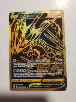 Pokemon Card TCG - Eternatus V SV121 & Eternatus VMAX SV122 Gold Secret Rares NM - Image 4
