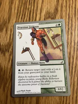Fraction Jackson Mtg Magic The Gathering Unhinged Vintage Card Game Cards Games - Image 1