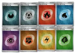 Shrouded Fable Basic Energy Reverse Holo Complete Card Set (8) Scarlet & Violet - Image 1
