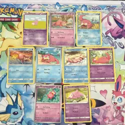 Pokemon Slowpoke 9 Card Lot - Non-holo - Image 1