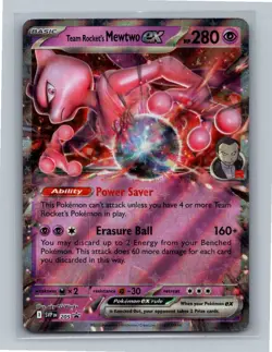 Team Rocket's Mewtwo ex Promo SV: Scarlet & Violet Promo Cards 205 NM - Image 1