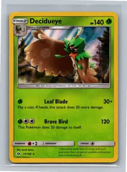 Decidueye - 11/149 (Water Web Holo) Holo Rare Miscellaneous Cards & Products LP - Image 1