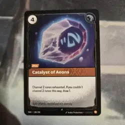 FOIL ! Riftbound Catalyst Of Aeons Card OGN 138/298 English League of Legends - Image 1