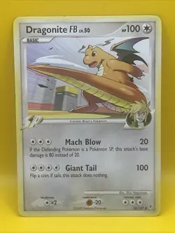 DRAGONITE FB Lv. 50 ( 56/147 ) Non- Holo Pokemon Card 2009 Pokemon/ Nintendo - Image 1