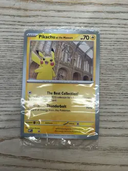 Pokemon TCG Pikachu at the Museum Jumbo Promo Card Natural History Museum UK - Image 1