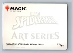 Arana, Heart of the Spider Art Card (Gold-Stamped Signature) S Art Series: Marve - Image 2