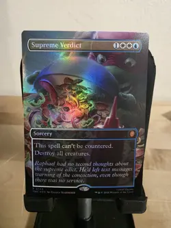 MTG Supreme Verdict BORDERLESS FOIL 0134 TMC TMNT Pizza Box Exclusive - Image 1