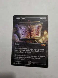 Magic: The Gathering Grim Tutor Core Set 2021 Alt Art Mythic Sorcery 315 Regular - Image 1