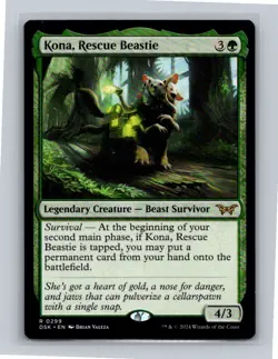 Kona, Rescue Beastie (0299) R Duskmourn: House of Horror 299 LP - Image 1