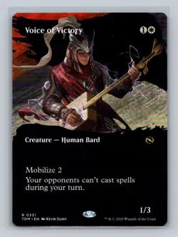 Voice of Victory (Borderless) R Tarkir: Dragonstorm 331 LP - Image 1