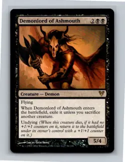 Demonlord of Ashmouth R Avacyn Restored 96 LP - Image 1