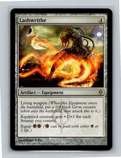 Lashwrithe R New Phyrexia 143 LP - Image 1