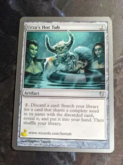MTG Urza's Hot Tub Unhinged Regular Uncommon Lightly Played LP - Image 5
