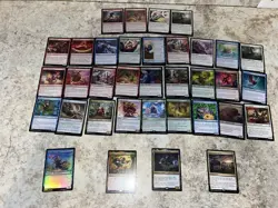 MTG Large Bloomburrow Themed Set Lot Magic The Gathering + Adjacent Critters ! - Image 2