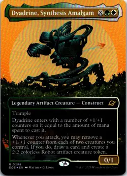 FOIL Dyadrine, Synthesis Amalgam (Borderless) R Edge of Eternities 298 LP - Image 1