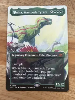 Ghalta, Stampede Tyrant (Borderless) Lost Caverns Ixalan Mythic 326 MTG - Image 1