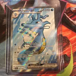 Kingdra EX Ultra Rare Full Art 080/064 Pokemon TCG Shrouded Fable - Image 1