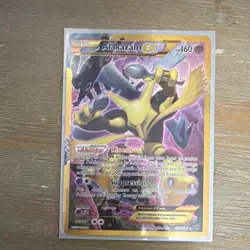 Pokemon Alakazam EX 125/124 Secret Rare Fates Collide Holo EX 160HP Card - Image 1