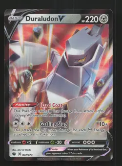 Pokemon - Duraludon V - 047/073 - SWSH Champions Path - Half Art Card - NM - Image 1
