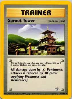 Sprout Tower 097/111 Neo Genesis LP Pokemon TCG - Image 1
