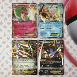 Pokemon TCG 4 Card Lot Foil EX Gardevoir Gyarados Aggron Malamar English - Image 1