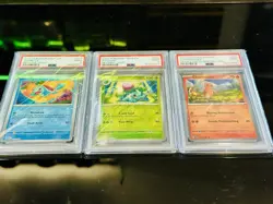Pokemon TCG Charmander/Squirtle/Ivysaur PSA9 Gem Mint - Image 2