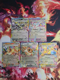 Pokemon Prismatic Evolutions ex Lot X5 NM Umbreon ex 060/131 Eevee ex 075/131 - Image 2