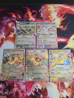 Pokemon Prismatic Evolutions ex Lot X5 NM Umbreon ex 060/131 Eevee ex 075/131 - Image 3