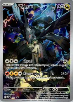 N's Zekrom - Promo ME: Mega Evolution Promo 031 NM Pokemon - Image 1